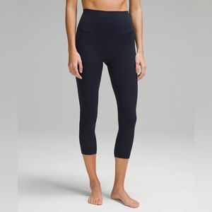 Lululemon Align High-Rise Crop 23” - size 16, navy blue